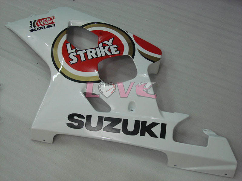 Lucky Strike - Red White Fairings and Bodywork For 2004-2005 GSX-R600 #LF6634