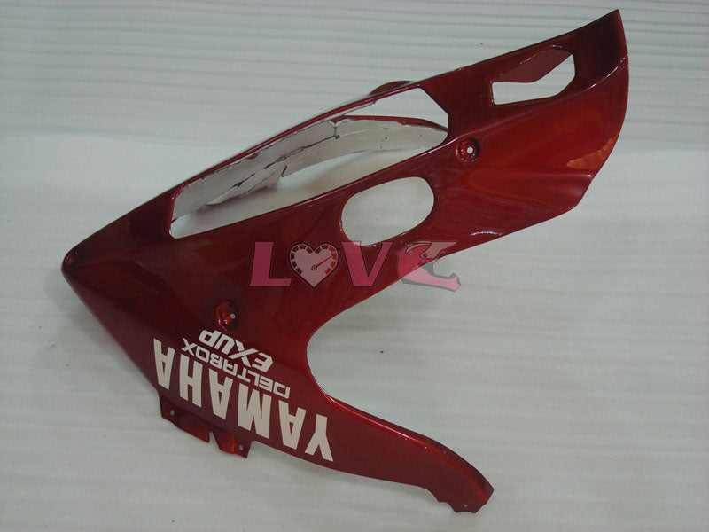Factory Style - Red wine White Fairings and Bodywork For 1997-2007 YZF1000R #LF7919