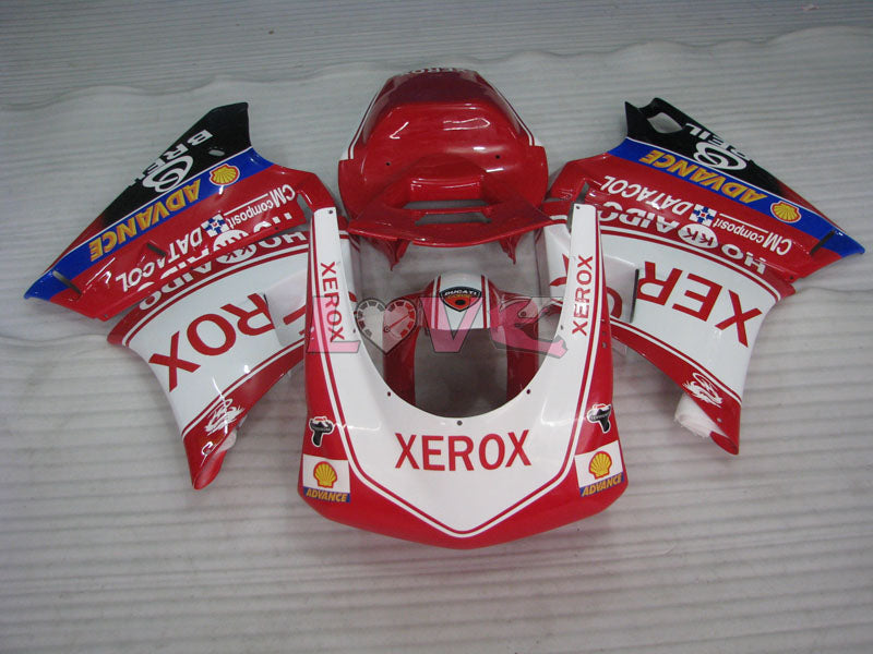 Xerox - Red White Fairings and Bodywork For 2002-2004 998 #LF3185