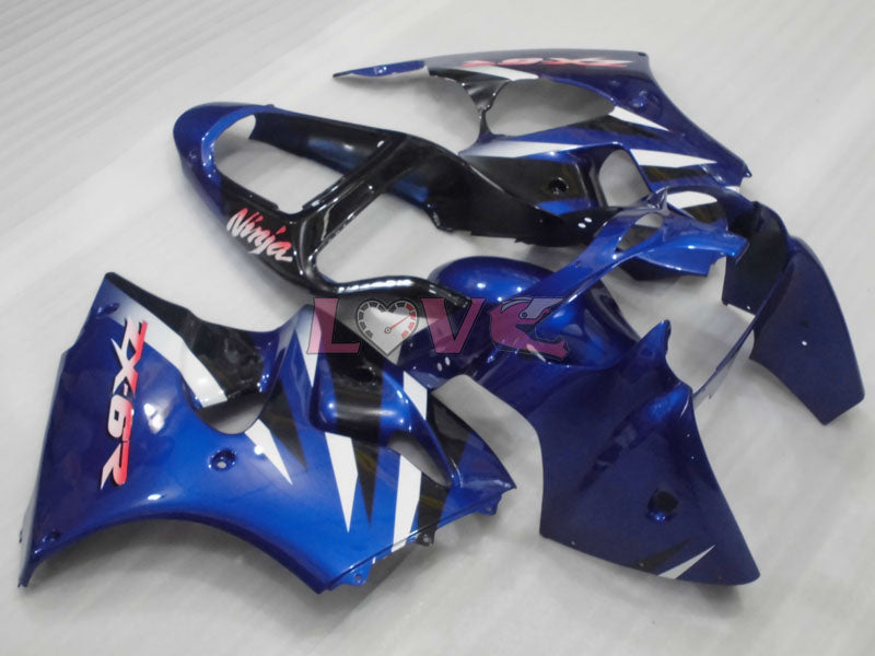Factory Style - Blue White Black Fairings and Bodywork For 2000-2002 NINJA ZX-6R #LF3330