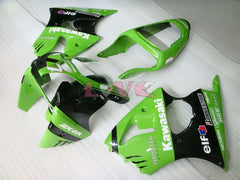 Nakano - Green Black Fairings and Bodywork For 2000-2002 NINJA ZX-6R #LF6130