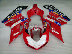 INFO STRADA - Red White Fairings and Bodywork For 2007-2009 1098 #LF5571