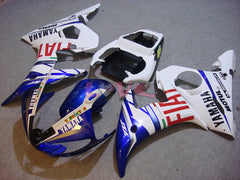 FIAT MOTUL - Blue White Fairings and Bodywork For 2005 YZF-R6 #LF5280