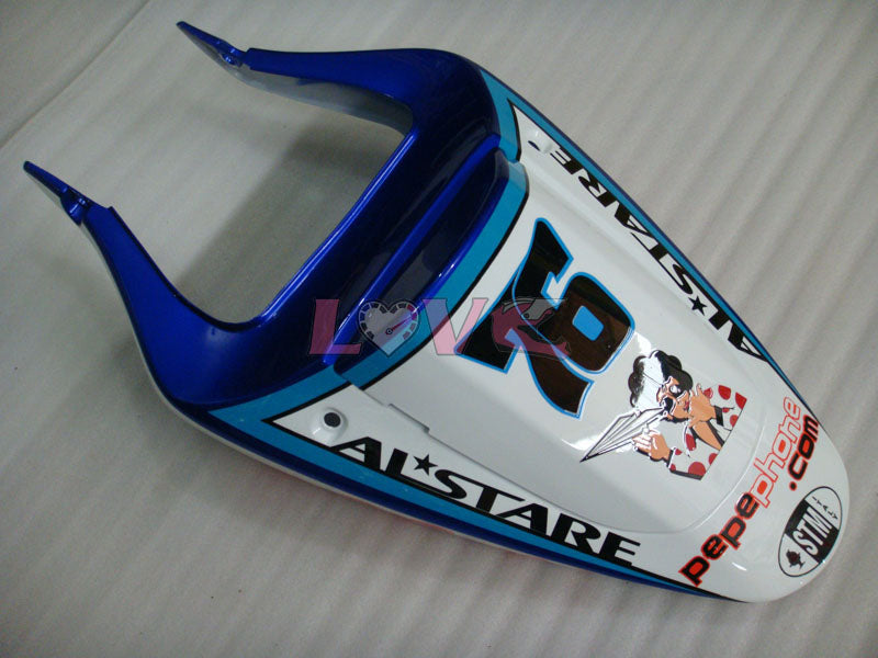 Dark Dog - Blue White Fairings and Bodywork For 2000-2003 GSX-R750 #LF6802