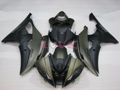 Factory Style - Black Grey Fairings and Bodywork For 2008-2016 YZF-R6 #LF3424