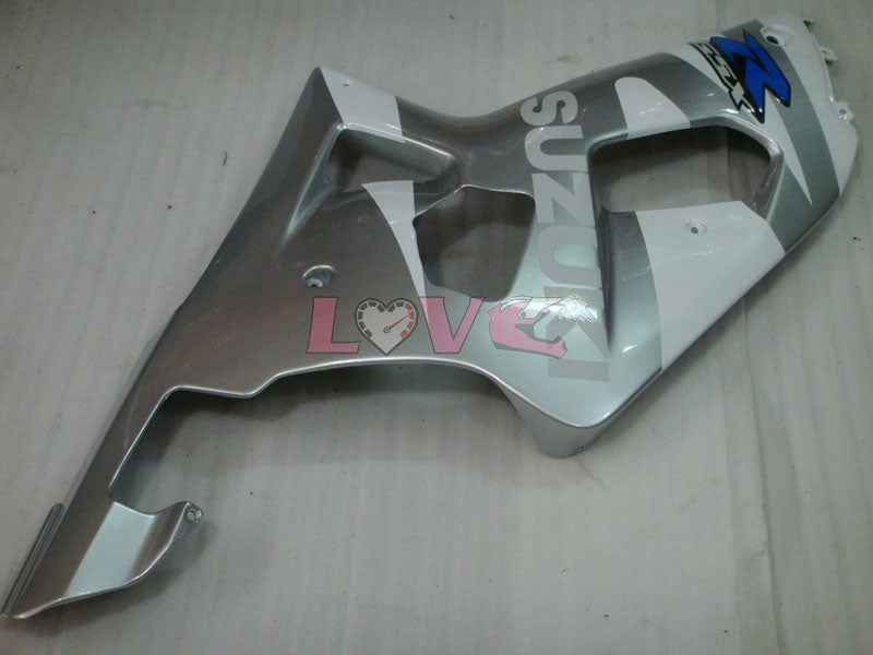 Factory Style - White Black Silver Fairings and Bodywork For 2001-2003 GSX-R600 #LF4254