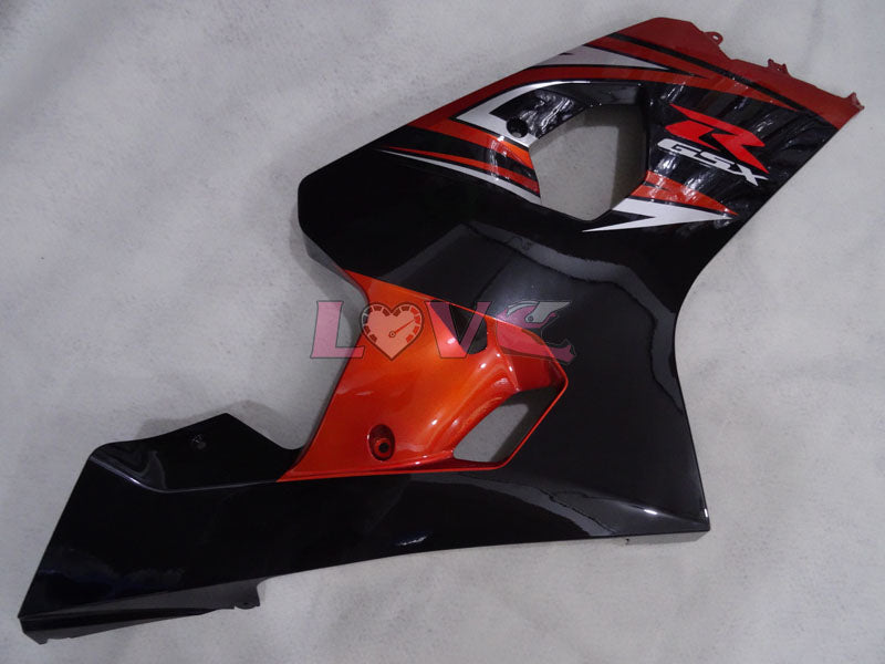 Factory Style - Orange Black Fairings and Bodywork For 2004-2005 GSX-R600 #LF4127