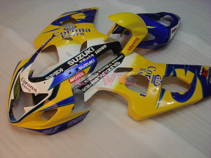 Corona MOTUL - Yellow Blue Fairings and Bodywork For 2004-2005 GSX-R600 #LF6675