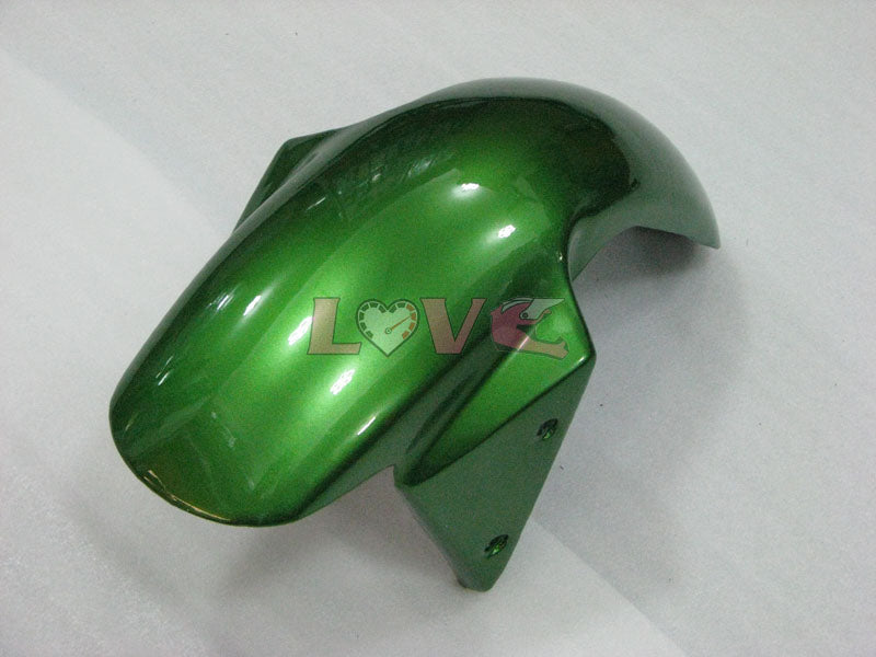 Flame - Green Black Fairings and Bodywork For 2003-2004 NINJA ZX-6R #LF3321