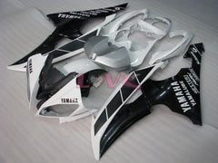 Factory Style - White Black Fairings and Bodywork For 2008-2016 YZF-R6 #LF6857