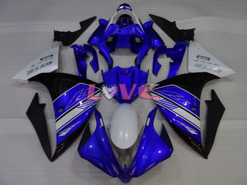 GYTR - Blue White Black Fairings and Bodywork For 2012-2014 YZF-R1 #LF3631