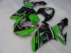 Monster - Green Black Fairings and Bodywork For 2006-2007 NINJA ZX-10R #LF3260