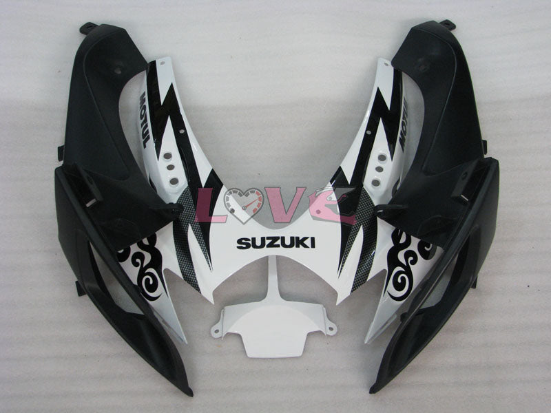 Corona - White Black Fairings and Bodywork For 2006-2007 GSX-R750 #LF6564