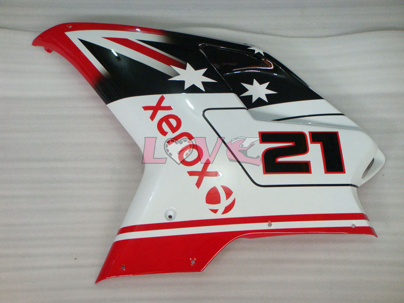 Xerox - Red White Fairings and Bodywork For 2007-2009 1098 #LF5619