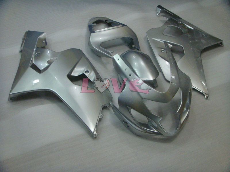 Factory Style - Silver Fairings and Bodywork For 2004-2005 GSX-R600 #LF6481