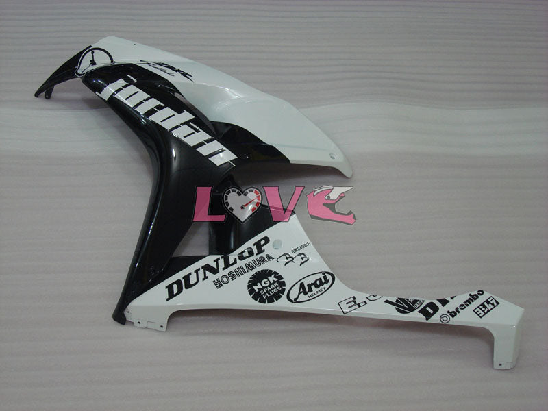Jordan - White Black Fairings and Bodywork For 2006-2007 CBR1000RR #LF7217