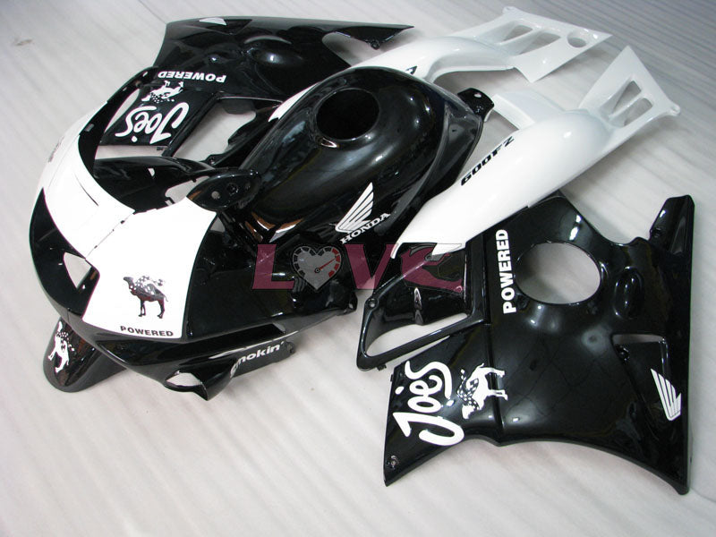 Camel - White Black Fairings and Bodywork For 1991-1994 CBR600F2 #LF4900