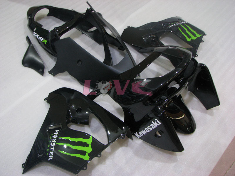 Monster - Black Fairings and Bodywork For 1998-1999 NINJA ZX-9R #LF3280