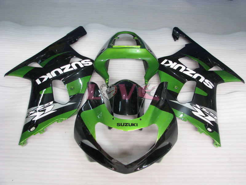 Factory Style - Green Black Fairings and Bodywork For 2001-2003 GSX-R600 #LF4251