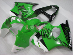 Factory Style - Green Black Fairings and Bodywork For 2000-2002 NINJA ZX-6R #LF3336