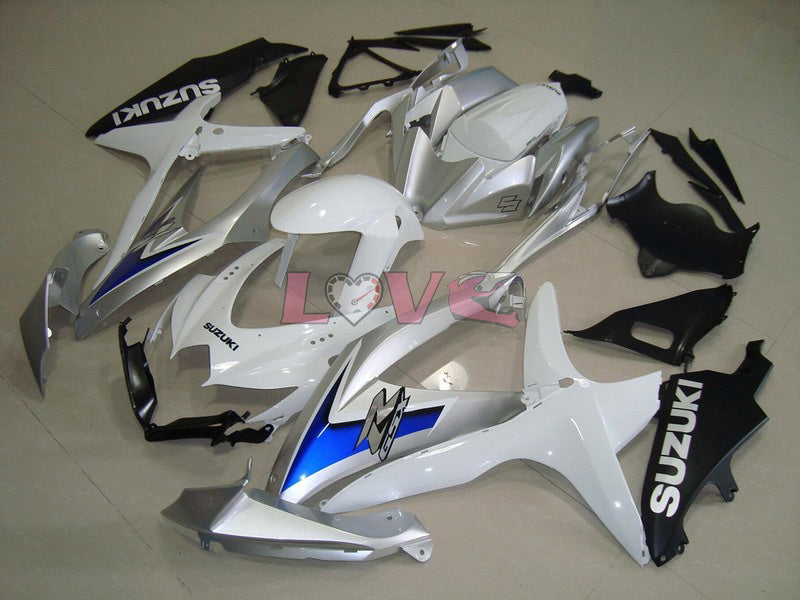 Factory Style - Blue White Fairings and Bodywork For 2008-2010 GSX-R750 #LF6425