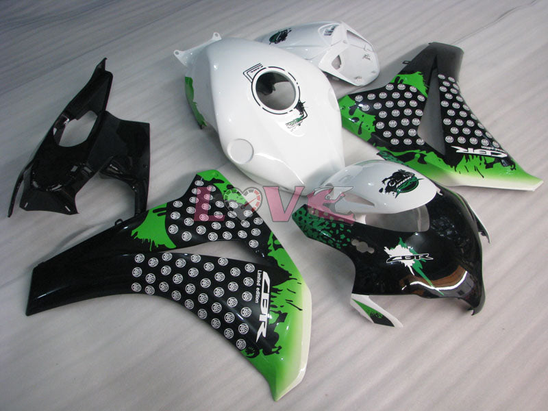 Factory Style - White Black Fairings and Bodywork For 2008-2011 CBR1000RR #LF7117