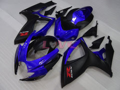 Factory Style - Blue Black Matte Fairings and Bodywork For 2006-2007 GSX-R750 #LF3984