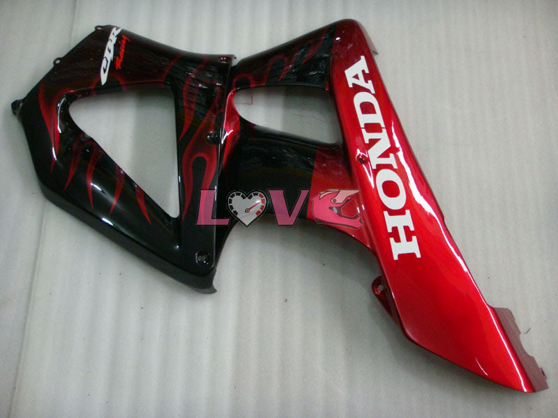 Flame - Red Black Fairings and Bodywork For 2000-2001 CBR929RR #LF5225