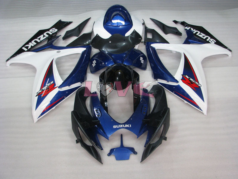 Factory Style - Blue Black Fairings and Bodywork For 2006-2007 GSX-R600 #LF4022