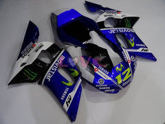 Monster - Blue White Black Fairings and Bodywork For 1998-2002 YZF-R6 #LF3353