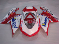 Unibat - Red White Fairings and Bodywork For 2009-2011 1198 #LF3106