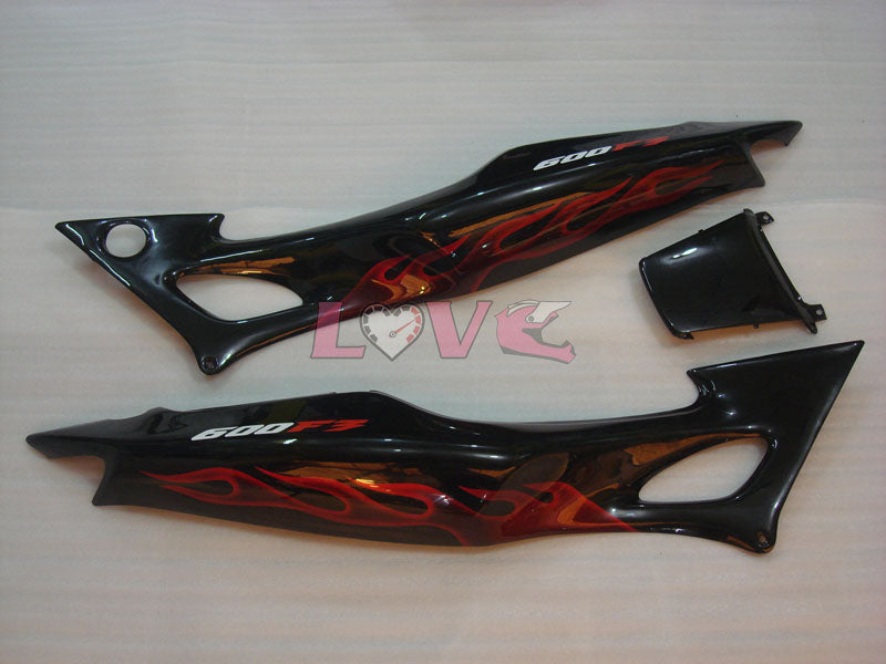 Flame - Red Black Fairings and Bodywork For 1995-1996 CBR600F3 #LF4535