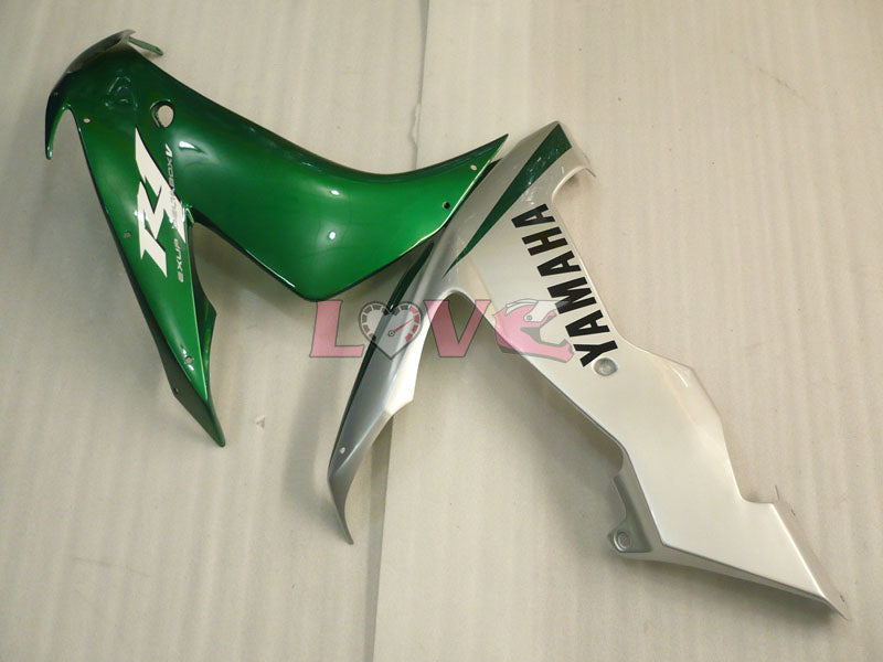Factory Style - Green Silver Fairings and Bodywork For 2004-2006 YZF-R1 #LF6989