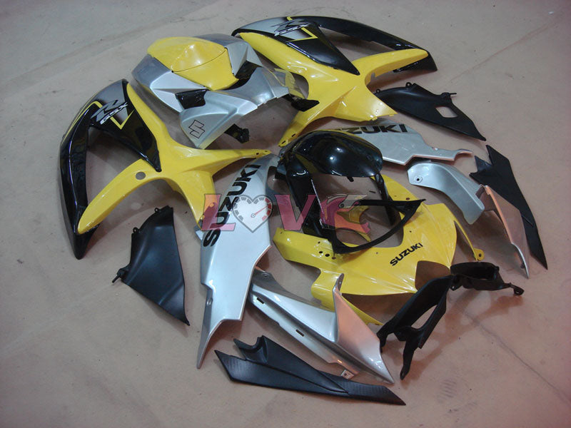 Factory Style - Yellow Black Fairings and Bodywork For 2008-2010 GSX-R600 #LF3941