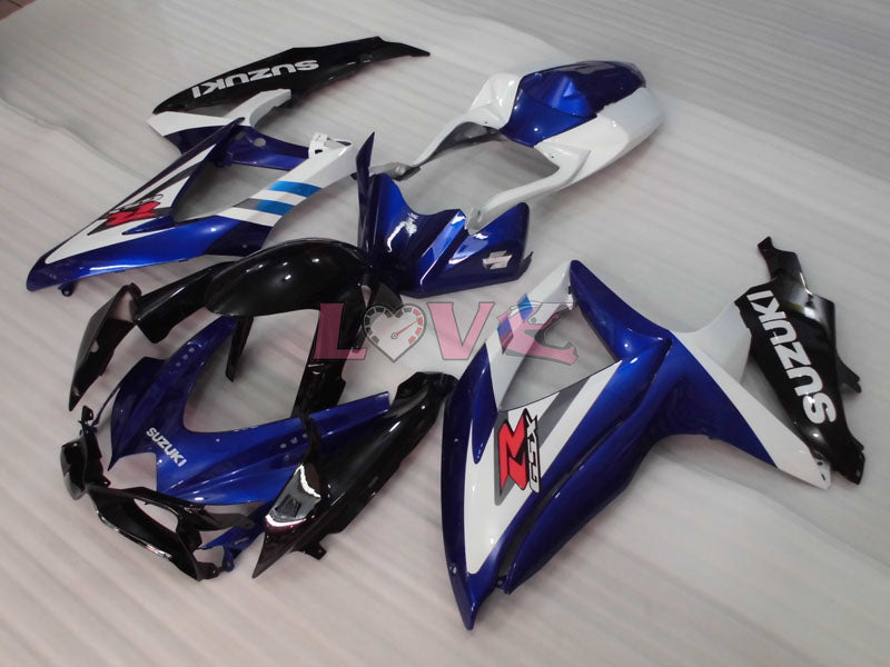 Factory Style - Blue White Black Fairings and Bodywork For 2008-2010 GSX-R600 #LF3962