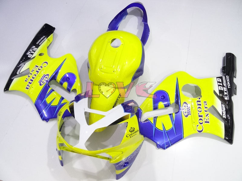 Corona - Yellow Blue Fairings and Bodywork For 2002-2005 NINJA ZX-12R #LF3237