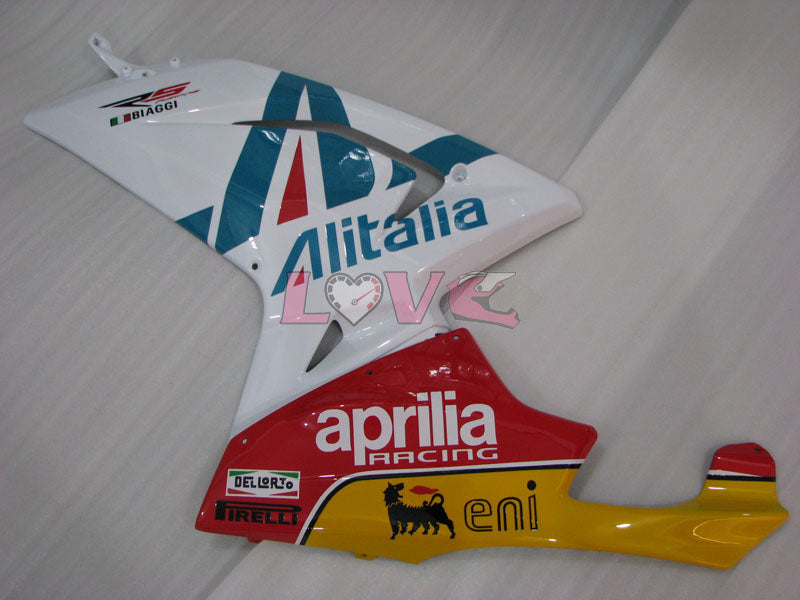 Factory Style - Red White Fairings and Bodywork For 2004-2009 RS125 #LF5465
