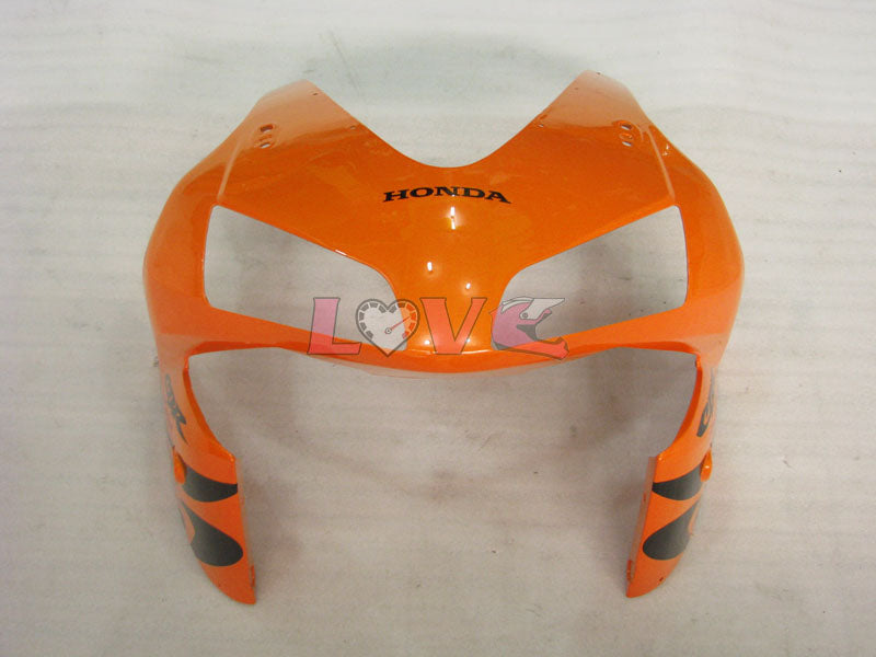 Flame - Orange Black Fairings and Bodywork For 2003-2004 CBR600RR #LF5412