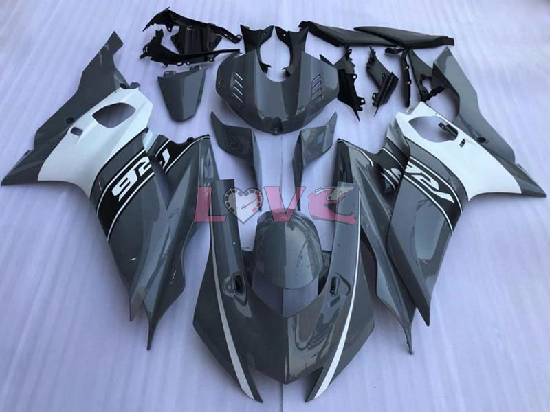 Factory Style - White Grey Fairings and Bodywork For 2017-2022 YZF-R6 #LF7799