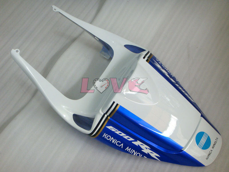Konica Minolta - White Black Fairings and Bodywork For 2005-2006 CBR600RR #LF4432