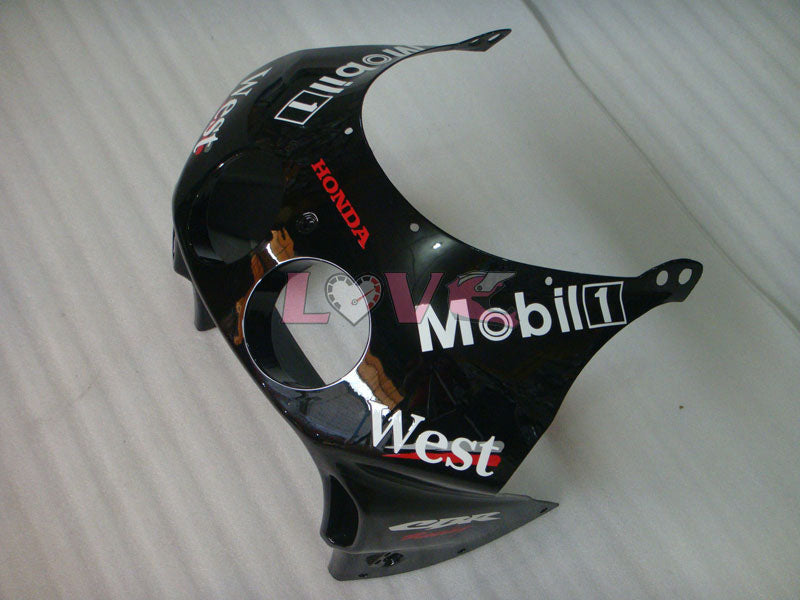 West - White Black Fairings and Bodywork For 1990-1994 CBR250RR #LF4973