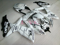 Corona - White Black Fairings and Bodywork For 2008-2010 GSX-R600 #LF3945