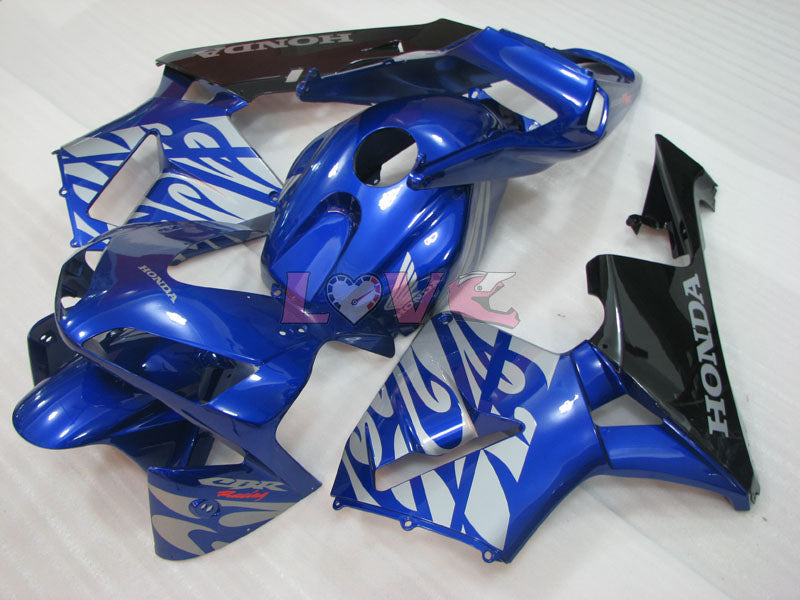 Factory Style - Blue Black Fairings and Bodywork For 2003-2004 CBR600RR #LF4467