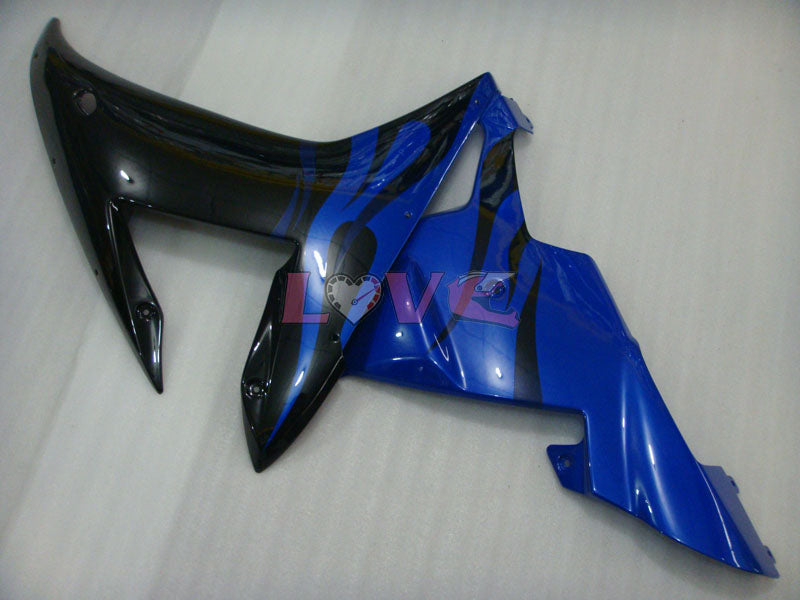 Flame - Blue Black Fairings and Bodywork For 2002-2003 YZF-R1 #LF7034