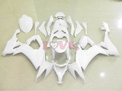 Factory Style - White Fairings and Bodywork For 2008-2010 NINJA ZX-10R #LF6221