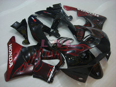 Flame - Red Black Fairings and Bodywork For 1998-1999 CBR919RR #LF2995