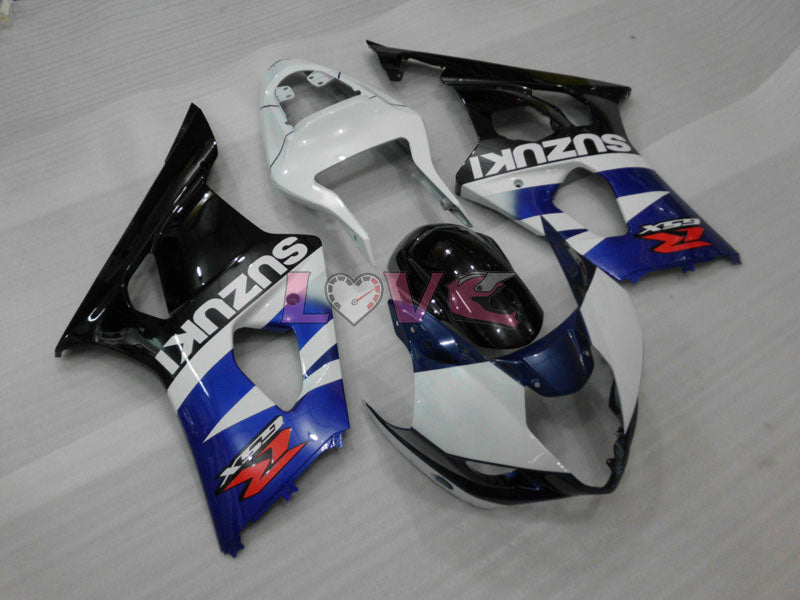 Factory Style - Blue White Black Fairings and Bodywork For 2003-2004 GSX-R1000 #LF3862