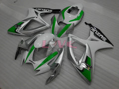 Factory Style - Green Silver Fairings and Bodywork For 2006-2007 GSX-R750 #LF6528