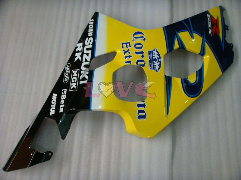Corona - Yellow Black Fairings and Bodywork For 2004-2005 GSX-R750 #LF6593