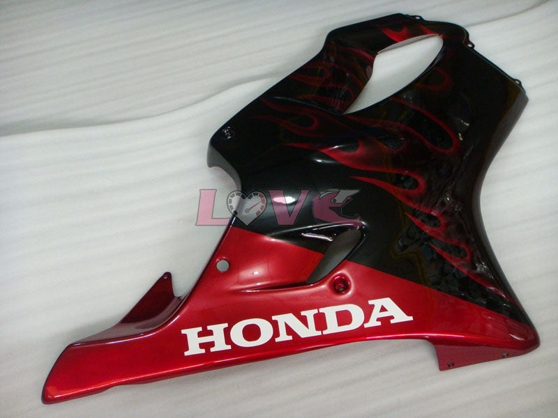 Flame - Red Black Fairings and Bodywork For 2001-2003 CBR600F4i #LF4491